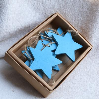 China China Nordic Wooden Five-pointed Star Pull Strip Pull Flower Wall Decoration For Kids Room for sale