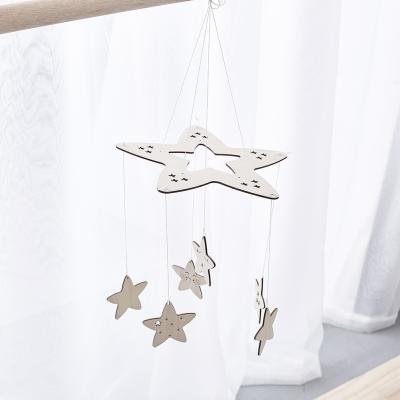 China China 2020 new wooden stars decoration stage props for home wall hanging for sale