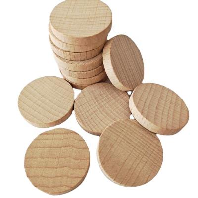 China China Factory Direct Stock DIY Wood Crafts Color Raw Wood Beech Wood Cutting Chips for sale