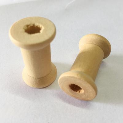 China Europe Sewing Accessories Craft Wooden DIY Manual Winding Thread Wooden Spool for sale