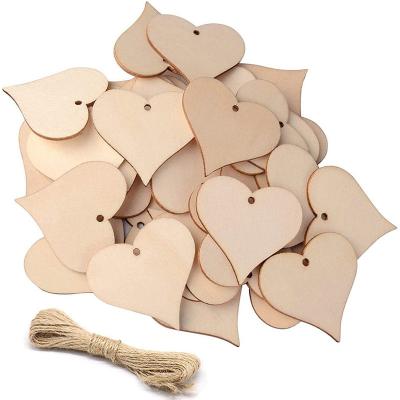 China Folk Art Pieces Unfinished Plywood Art Craft for Home Decoration, DIY Love Wood Heart, Wooden Cutouts for sale