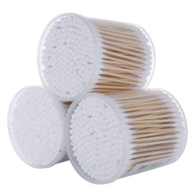 China Biodegradable Dental Buds Hospital Packing Tube PP Stick Cotton Swab Consumables Bamboo Medical Cotton Buds Eco-Friendly Use Eco-Friendly for sale