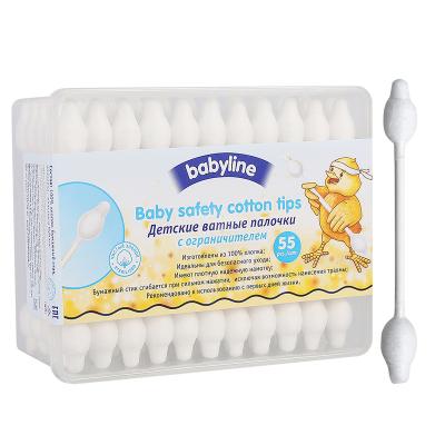 China Amazon New Eco-Friendly Safety Baby Cotton Tips (55pcs Cotton Tips) JD-55B for sale