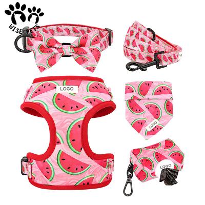 China Viable Free Mesh Sublimation Air Logo Printing Pattern Adjustable Pet Vest Dog Cat Pulling Harness for sale