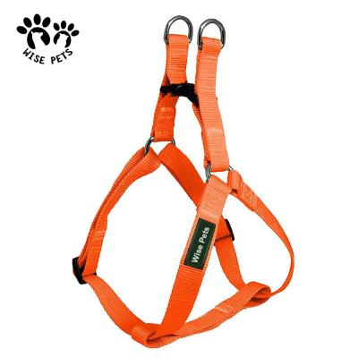 China Custom Custom Dog Pet Harness Set Manufacturer Wholesale Nylon Dog Leash Training Harness With Rubber Logo for sale