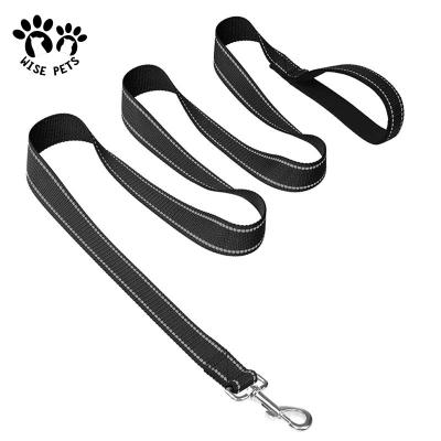 China Custom Pet Supplier Slip Lead Reflective Dog Leash Pet Forming Lightweight Solid Nylon Led Dog Leash for sale