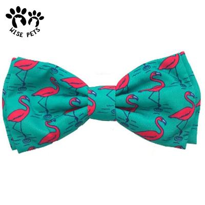 China Viable Custom Printed Bowknot Dog Bow Tie Cat Neckties Grooming Straps Beauty Pet Bow Ties for sale