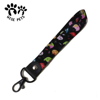 China Wholesale Phone Lanyards Short Washable Sublimation Printed Key Chain Lanyard With Logo Custom for sale