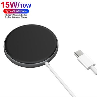 China Mobile Phone Magnetic Wireless Charger For iPhone 12 Pro Qi Wireless Mobile Phone 15W Wireless Charger For iPhone 12 for sale