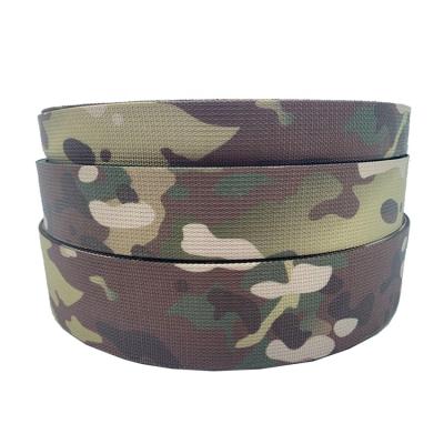 China High Tenacity Grade Webbing Military Digital Camouflage Webbing Military Equipment Webbing for sale