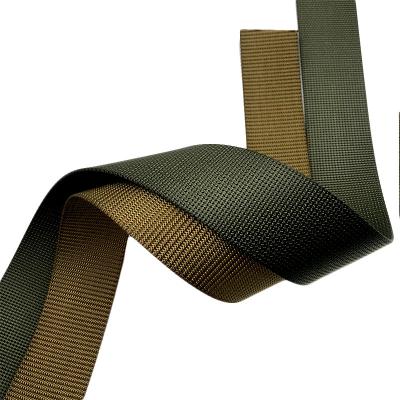 China High tenacity 100% nylon webbing strap bead weaving flat nylon webbing belt 1 inch custom nylon webbing strap for sale