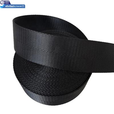 China High Tenacity WEAVER ISO Verified Supplier Shoulder Strap Polyester Webbing Tape Polyester Webbing Sling for sale