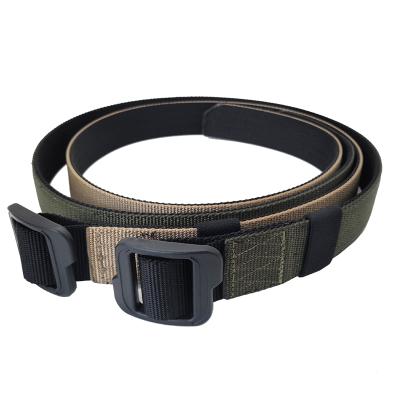 China Military Police Army Used Belt Tactical Double Sided Nylon Belt Multicam Belt for sale