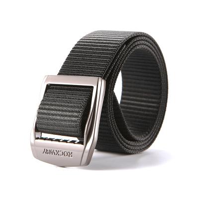 China All-match Multi-colors Available Men's Quick Dry Pants Belts Tactical Outdoor Belt With Metal Buckle for sale