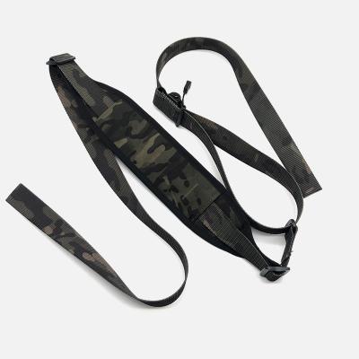 China Two Point Weaver OEM Tactico 2 Point Camouflage Quick Release Weight 192g Adjustable Tactical Nylon Rifle Gun Sling for sale