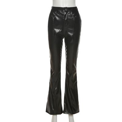 China PU 21aw skinny solid sexy girls pants women's breathable pants plus size pants for sale