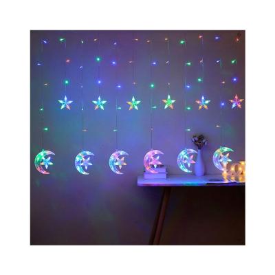 China INS Wholesale Price Professional Custom Outdoor Lights Month Embrace Stars String Light for sale