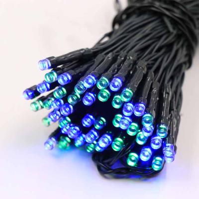 China Theme Park Factory Direct Solar Panel Christmas Fairy Lights String for sale