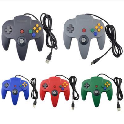 China ABS Factory USB Game Controller For N64 Gamepad Joypad Wholesale Cable Joystick for sale