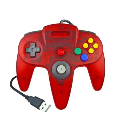 China Wholesale Retro ABS Classic USB Game Interface Wired Controller For PC Gamepad Joystick Not Compatible For Computer N64 Controller for sale