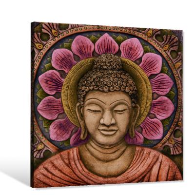 China Modern Buddha Wall Art Prints Buddha Statue Canvas Buddhism Wall Painting Pictures For Living Room Religious Posters Wall Decor for sale