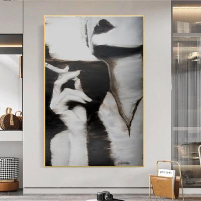 China Modern Abstract Canvas Art Paintings of Color Woman on Wall Art Posters and Print Graffiti Art Pictures for sale