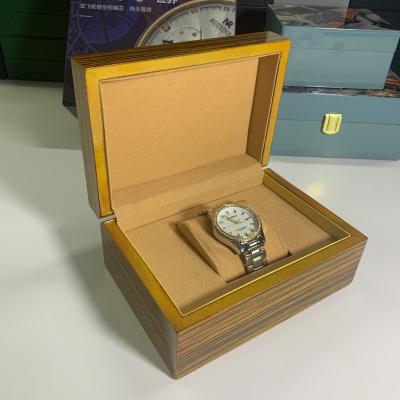 China High Quality Eco-Friendly Logo Glossy Lacquer Wood Luxury Custom Watch Box for sale