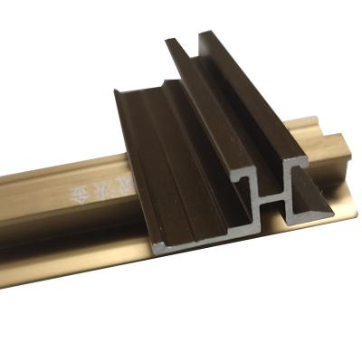 China Economic H Shaped Metal Trim T5 Tile Profile 6063 Aluminum Material Decorative Sharpening Trimmings For Wall for sale