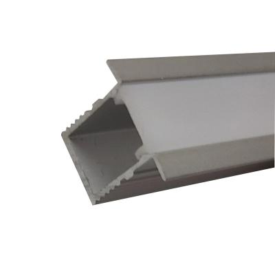 China Economic Architectural Gypsum Ceiling Led Lighting Wall Strip Trim Aluminum Profile Protection With Led for sale