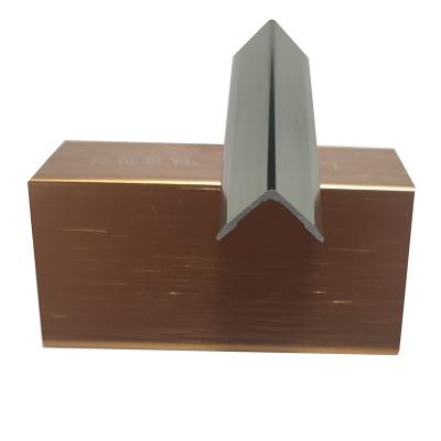 China Economical Aluminum Profiles Decorative L-shape Tile Edge Trim 90 Degree Corner Profiles for sale