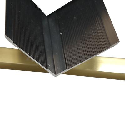 China Economical Aluminum Angle L Profile L Channel Wall Corner Edge Shape Edge Trim Covers for sale