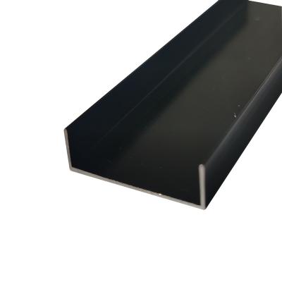 China Economic Corner Aluminum Interior U Profile Metal Trim U Type Edge Protector Manufacturer for sale