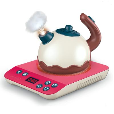 China Kettle Set Kids Kettle Set Children Play Home Kitchen Appliance Electric Toys for sale