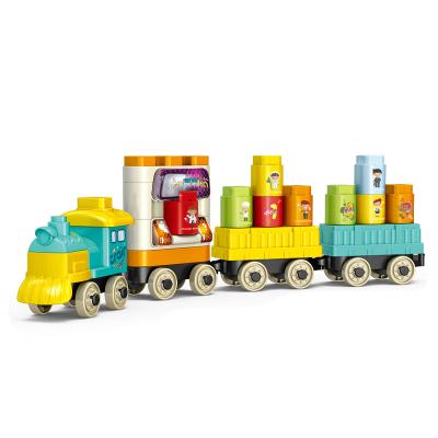 China The building blocks toys for kids train size the large music educational toys building block train toys for kids for sale