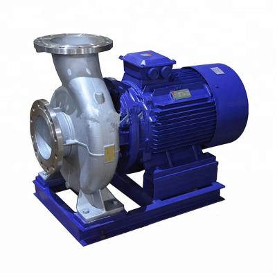 China Self Priming Pump ISWH Horizontal Single Stage Stainless Steel Pipe Centrifugal Pump for sale