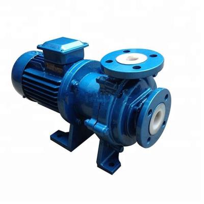 China Condom type CQB-F plastic magnetic fluorine pump | explosion-proof fluoroplastic alloy magnetic pump for sale