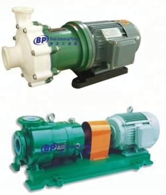 China Power Plant CQB Whitewash Fluorine Plastic Alloy Magnetic Pump for sale