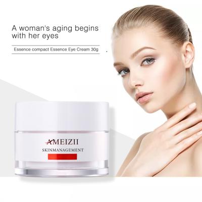 China Anti-Puffiness Private Label Shea Butter Eye Cream 30g Anti Aging Brightening Lifting Under Eye Circle Cream Jar Dark Eye Bags Removal Cream for sale