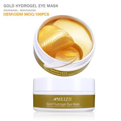 China Korean Anti Aging Dark Circle Parche Ojo de Masker Olhos Eyemask Sleep Eye Mask New Gold Anti-puffiness Mata Hydrogel Eye Patch Under Eye Mask for sale