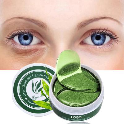 China Anti-Puffiness Private Label Seaweed Eye Mask Anti Wrinkle Eye Circle Removal Dark Skin Care Eyemask Eyepad 60 Pcs Set Gel Eye Patches for sale