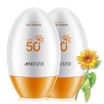 China AMEIZII Moisturizer Cream Solaire Zonnescherm Natural Sunscreen Sun Cream Screen SPF 50 Skin Protection Private Label Sunblock UV Lotion for sale