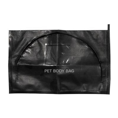 China Chinese European and American style brand pet burial supplies customized size pet body bag disposable animal corpse bag for sale