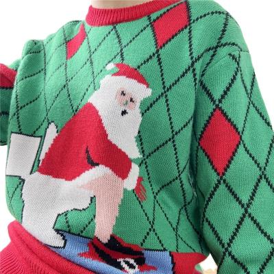 China Wholesale QUICK DRY For Holiday Casual Round Neck Sweater Knitted Ugly Christmas Sweater Home Suit Sweaters Men Women for sale