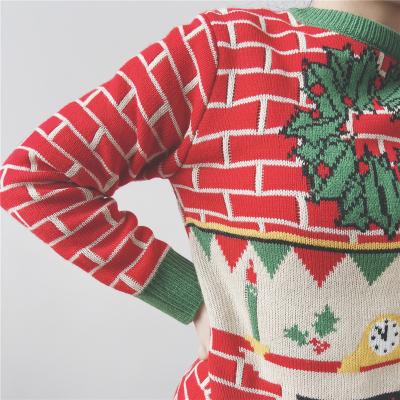 China Winter Ugly Sweaters Anti-pilling Christmas Sweater Pajamas Ugly Christmas Sweater For Women Home Clothes for sale