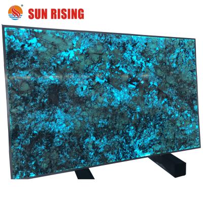 China Modern Granite Optoelectronic Composite Transparent Panel For Background Decoration for sale