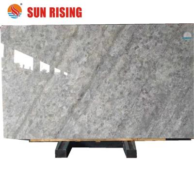 China Acid-proof new color ice blue onyx marble slab for wall decoration for sale