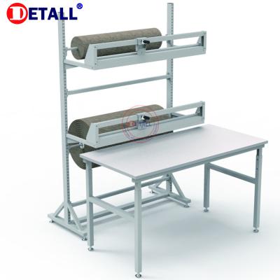 China Warehouse / station stainless steel packing table / workbench / work tables with packing table cutting for sale