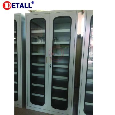 China Cold Rolled Steel Or Stainless Steel Pegboard Industrial Tool Bin Storage Cabinet With Clearview Doors for sale