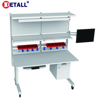 China Popular Selling Industrial Workshop Work Bench Workstation ESD Workbench for Electronic Lab and Workshop for sale