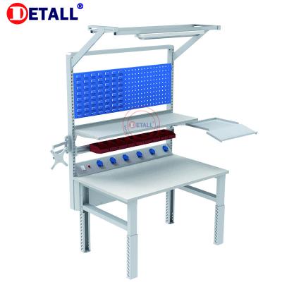 China Industrial Dental Technician Workshop Used Drawer Workbench With ESD Metal Material for sale